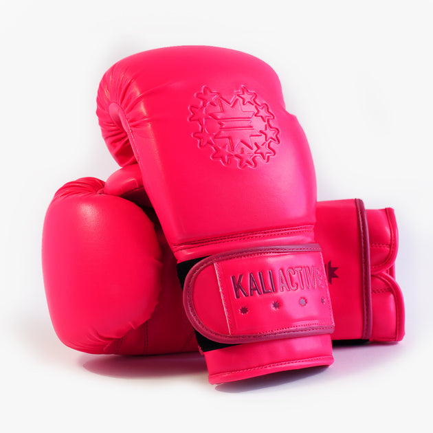 HOT PINK BOXING GLOVES